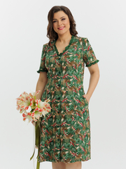 4549 Халат на пуговицах