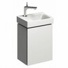 Шкафчик для раковины Geberit Xeno², с одной дверью: B=38см, H=52.5см, T=26.5см, Белый / Высокоглянцевое покрытие