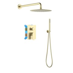 Aquatek AQ1272BG AQ1272BG ОБЕРОН Set 3 в 1 душевой комплект, шлиф. золото фото