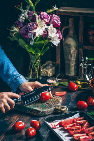 Нож Сантоку 18см Samura Mo-V SM-0094/K