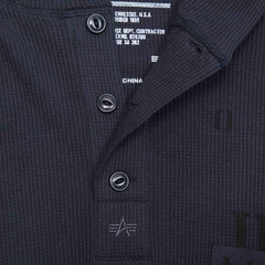 Толстовка Alpha Industries Langdon (т. синяя - r.blue)