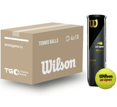 Мячи теннисные Wilson US Open 4B (короб 72 мяча)