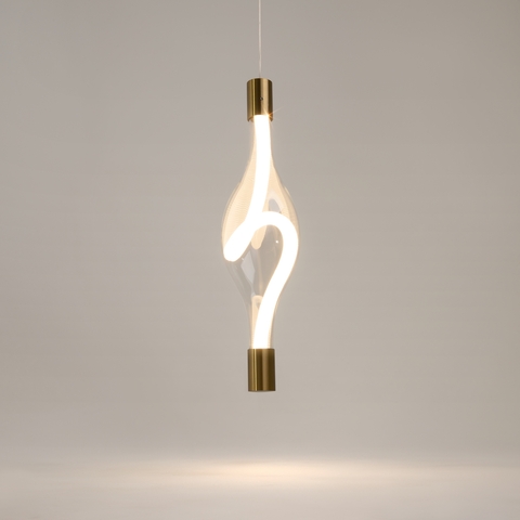 Подвесной светодиодный светильник Maytoni Loop MOD290PL-L14BS3K