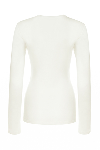 «Second skin» Базовый лонгслив из трикотажа