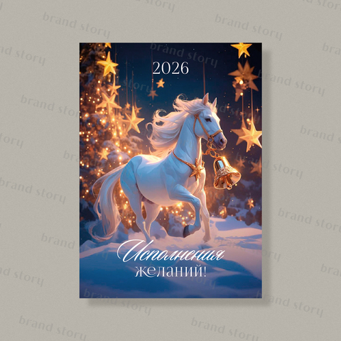 Открытка НГ245 (10 шт.) 7 х 10 см