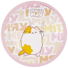 Тарелки, ПушМяу, Мяу, 18 см, 6 шт.