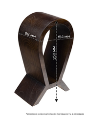 Подставка из дерева для полноразмерных, мониторных наушников