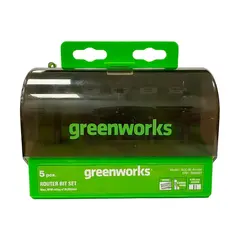GREENWORKS Набор фрез Greenworks с хвостовиком (1/4