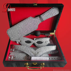 Подарочный БДСМ-набор "Серебряный Сон" , 5 предметов