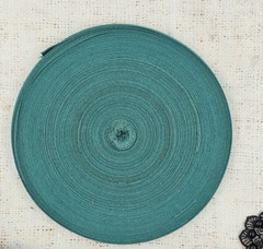 Лента киперная, хлопок, ш. 1 см, морская волна