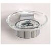 Aquanet 5685 5685 Мыльница стекло с держателем, круглая Aquanet, хром (187061)
