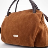 Сумка Саломея 278 эко-замша миндаль