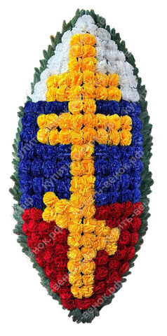 Венок из искусственной хвои БАРХАТ 