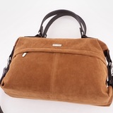 Сумка Саломея 110 эко-замша миндаль