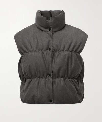 Жилетка — шерсть, гусиный пух