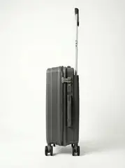 Чемодан полипропилен Серо-зеленый ЛЮКС широкая П-образная ручка (S) 55х36х22 см/2,4 кг 3