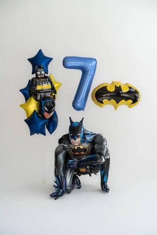 Сет гелиевых шаров Бэтмен С днём Рождения
