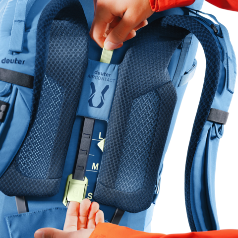 Картинка рюкзак туристический Deuter Aircontact Core 70+10 Baltic/Nightblue - 11