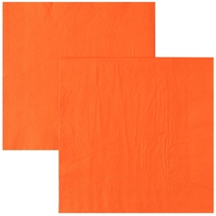 Салфетка оранжевая 33см 12шт