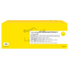 TC-HCE412A/CC532A U Картридж T2 для HP CLJ CP2025/CM2320/Pro M351/M451/M476/Canon LBP7200 (2800 стр.) желтый, с чипом
