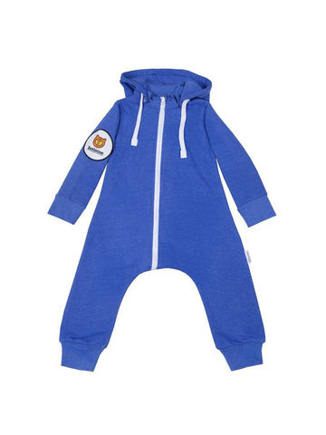 Комбинезон из футера "Синий Меланж"