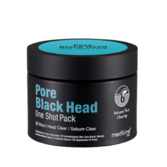 Meditime Маска разогревающая для глубокого очищения пор - Pore black head one shot pack, 100г