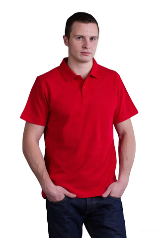 Базовое поло ''Swan'' Standart. Red N