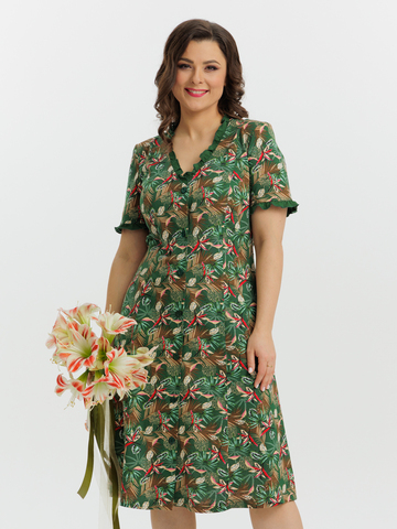 4549 Халат на пуговицах