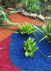 Щепа декоративная синяя, 60 литров