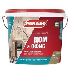 Краска акрил PARADE W4 Дом & Офис база А, 5 л