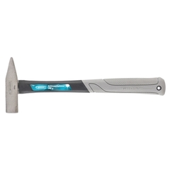 Молоток слесарный 300 г квадратный боек фибергласовая обрезиненная рукоятка Gross