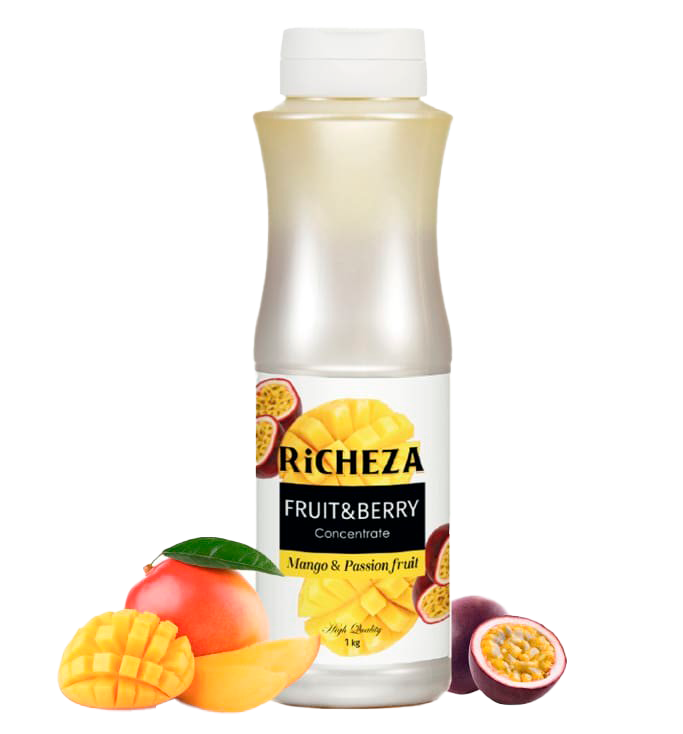 Концентрат фруктов. Концентрат richeza манго-маракуйя. сироп манго маракуйя. концентраты ричеза. фруктовый концентрат.