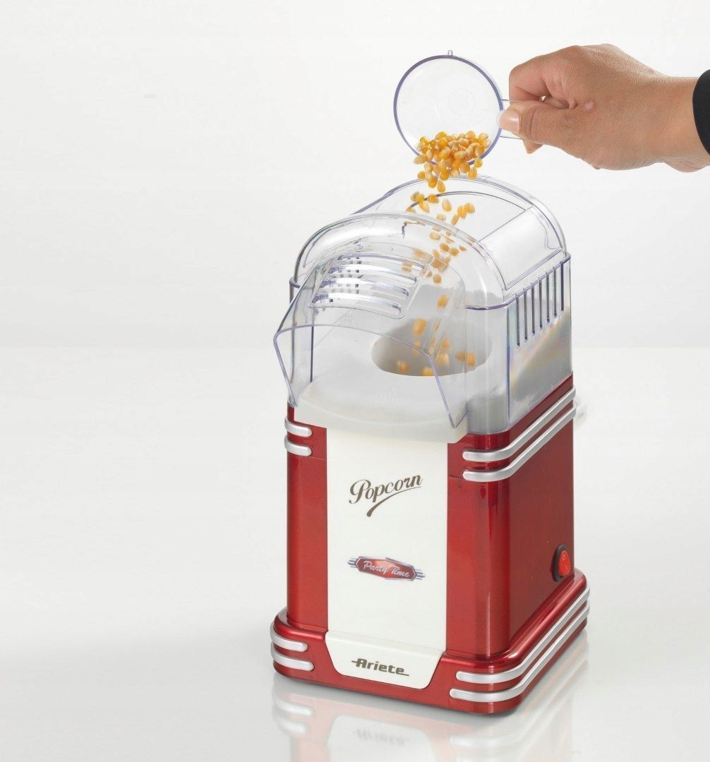 Ariete Popcorn Popper Аппарат для приготовления попкорна белый 1100 Вт 2954  купить в Москве | Доставка по России.