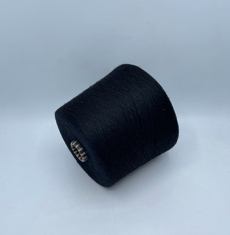 Botto Poala (пр.Италия),art-Canton, 2/50 2500м/100 гр. 65% Шелк 35% Конопля, цвет-Черный (301) ,арт-33927