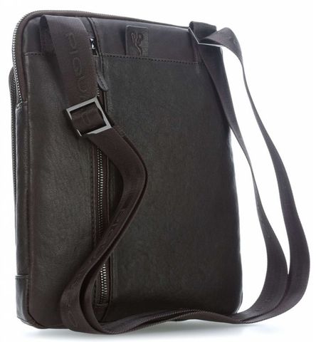 Сумка Piquadro Black Square , тёмно-коричневый, кожа натуральная (CA1816B3/TM)