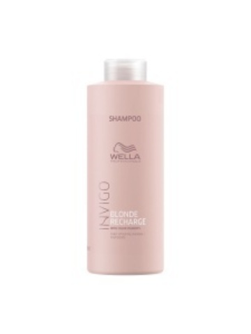 WELLA INVIGO BLONDE RECHARGE Шампунь-нейтрализатор желтизны для холодных светлых оттенков 1000 мл