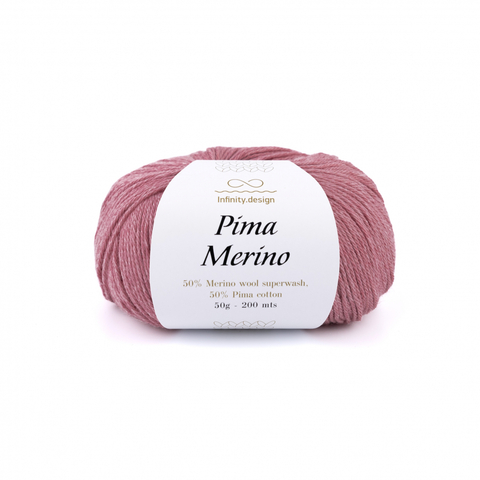 Пряжа Infinity Pima Merino 4042 увядшая роза