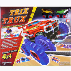 Канатный Трек Большой 2 машинки + 2 трассы, размер 48см*41см*7см