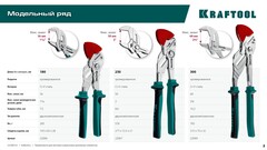 KRAFTOOL Vise-Wrench X 300 мм, Клещи переставные-гаечный ключ (22069)