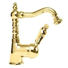 Cezares ELITE-BSM2-03-M ELITE-BSM2-03-M Смеситель на биде однорычажный c донным клапаном, исполнение золото, ручка золото фото