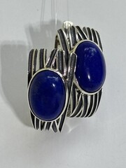 Ламарка (серьги из серебра)