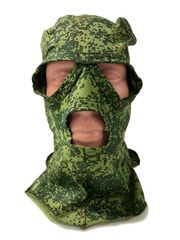 Купить Подшлемник камуфлированный Цифра зеленая в Магазине тельняшек