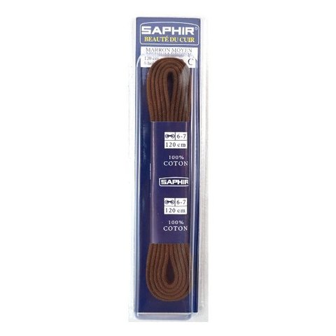 Шнурки круглые тонкие 120см.   (4 цвета) Saphir
