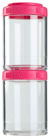 Картинка контейнер Blender Bottle GoStak Tritan 2 x 150 Pink - 1