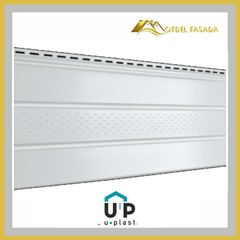Софит Ю-Пласт Классика Белый с частичной перфорирацией  3000* 300мм