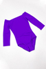 One-of-a-kind 2 Sleeves leotard in violet