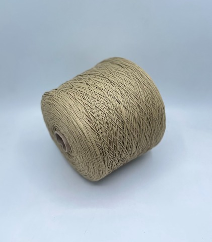 Бобинная пряжа (пр.Италия), art.Cotone, 350м/100 гр. 100%Хлопок, цвет-Сухая осока , арт.34867