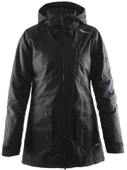 Женская тёплая удлинённая Куртка-Парка Craft Parker black