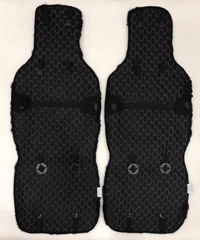 Накидки из овчины (комплект) короткий ворс (класс 