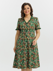 4549 Халат на пуговицах